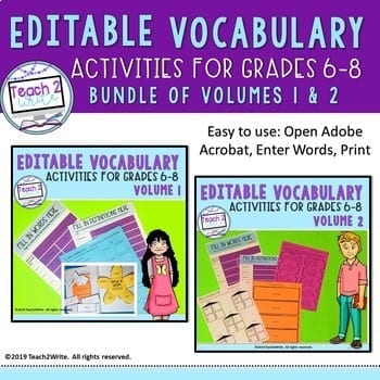 5 Word Games to Play with Middle Schoolers - www.teach2write.com