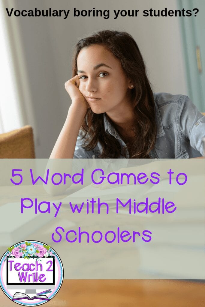Words Games to Play with Middle Schoolers