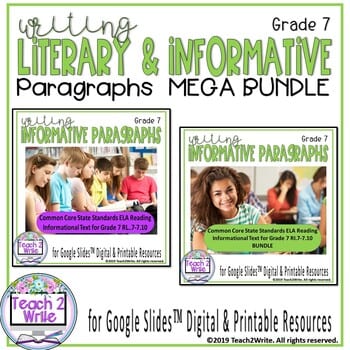 7th-grade-CCSS-writing-literary-informative-paragraphs-resources