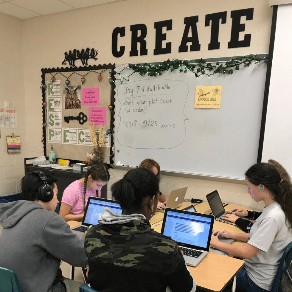 creative writing workshop middle school