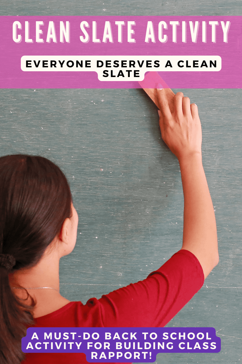 teacher-cleaning a slate blackboard